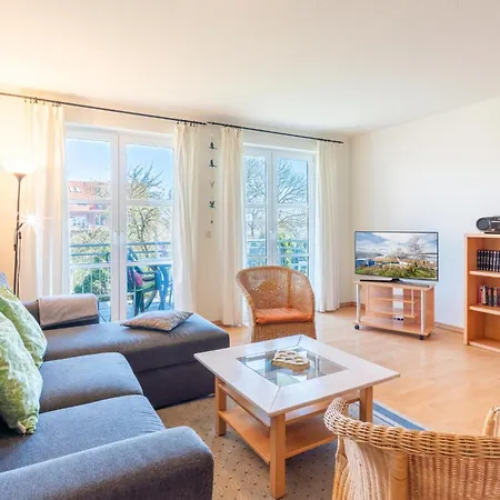Prázdninový dům Helle Mit Zwei Separaten Schlafzimmern Und Blick Vom Balkon Zum Salzhaff *